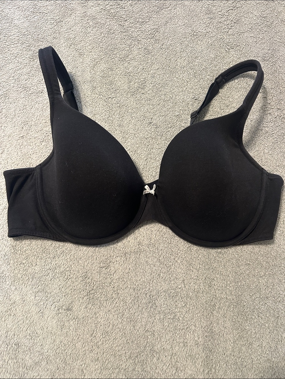 Cacique 42D Black Molded Cup Underwire Bra